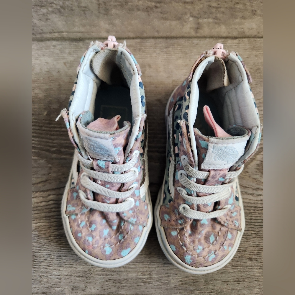 Vans Sk8-hi Shoes For Toodlers - Picture 3 of 5